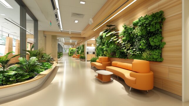 Healthcare Facility Decorative Concrete Overlay