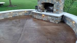 Patio Concrete Staining