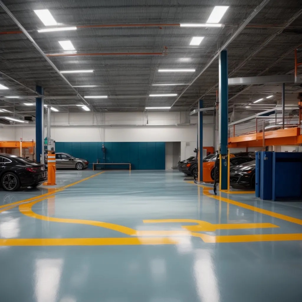 Automotive Shop Epoxy Flooring