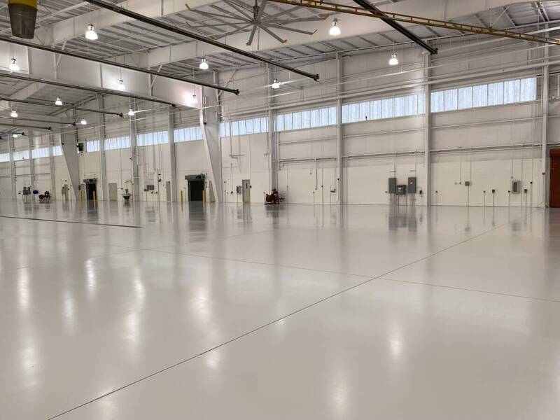 Chemical Processing Plant Epoxy Flooring