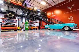 Metallic Epoxy Flooring for Showrooms